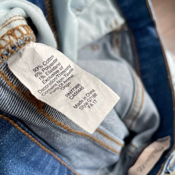 Madewell 9" High-Rise Skinny Jeans - Bonita Wash Side-Slit, Slim Fit, Size 27 - Picture 8 of 8